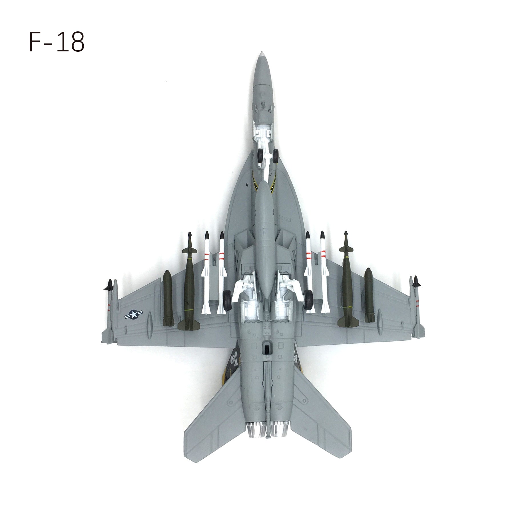 1/100 F/A-18 Super Hornet Jolly Roger Die-cast Fighter Jet Model