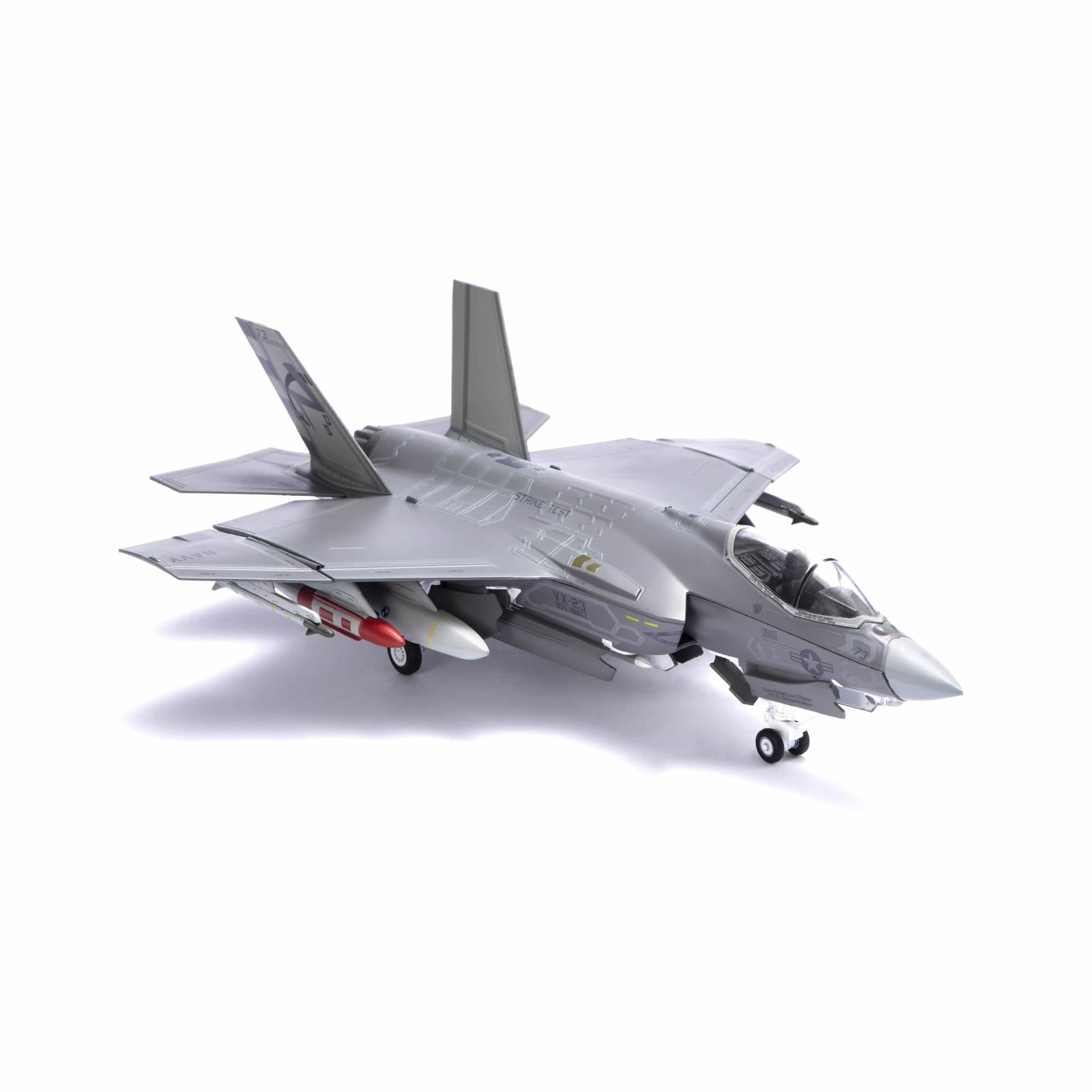1/72 F-35C Lightning II Fighter Jet Die-cast Model – USN VX-23 No. 73
