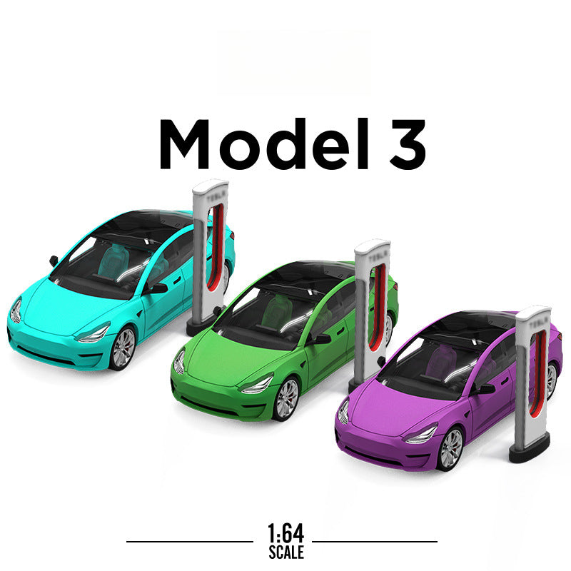 Dream 1:64 Tesla Concept Car Diecast Model MODCOLS