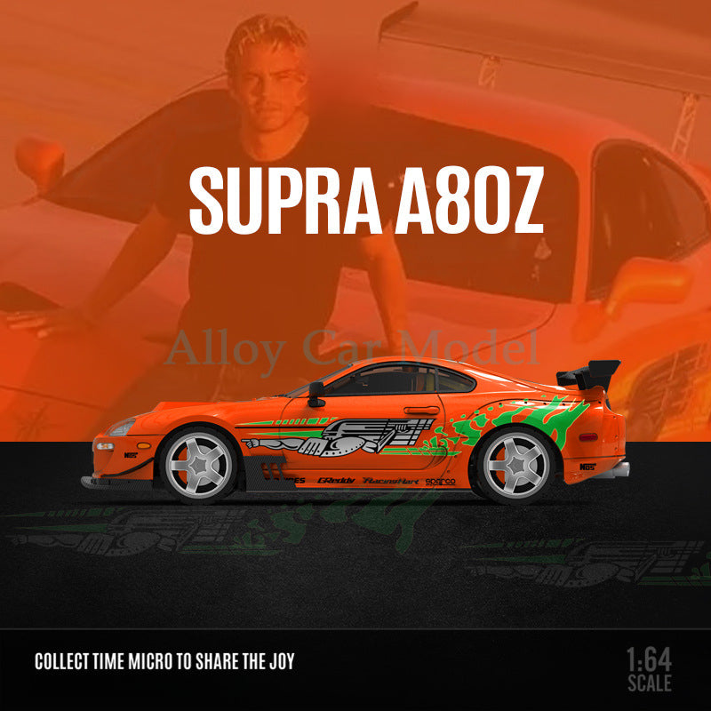 TimeMicro 1:64 RX 7 Veilside Toyota Supra A80Z Diecast Model MODCOLS