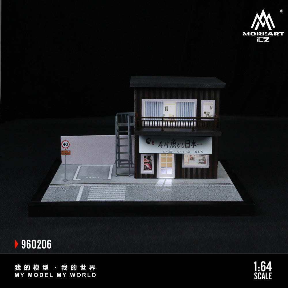 MoreArt 1:64 Street Side Scene Light Up Puzzle Series 06 Model MODCOLS