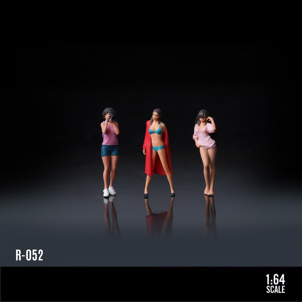 MoreArt 1:64 Photographer & Model Resin Figure Set MODCOLS