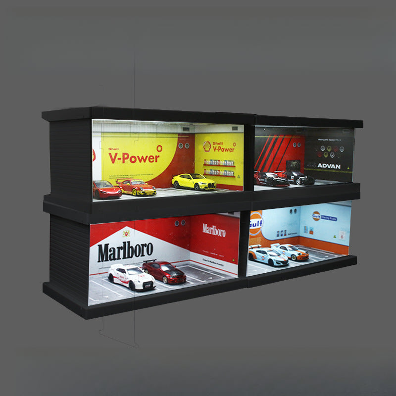 MoreArt 1:64 Shell Marlboro ADVAN Gulf Diorama MODCOLS