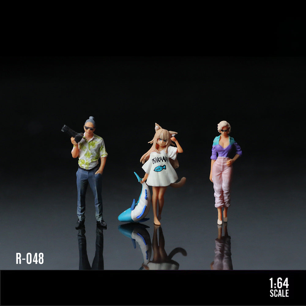MoreArt 1:64 Anime Girl Photographer Resin Figure Set MODCOLS