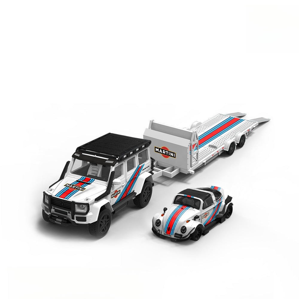 TimeMicro 1:64 Martini Livery Trailer Diecast Model Set MODCOLS