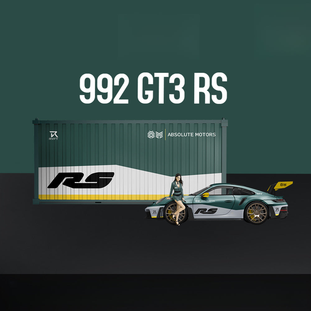 TIMEMICRO 1:64 Porsche 992 GT3 RS Diecast Model