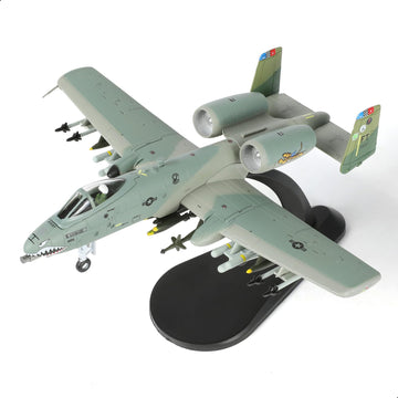 1/100 A-10 Thunderbolt II Warthog Tiger Shark Die-cast Aircraft Model