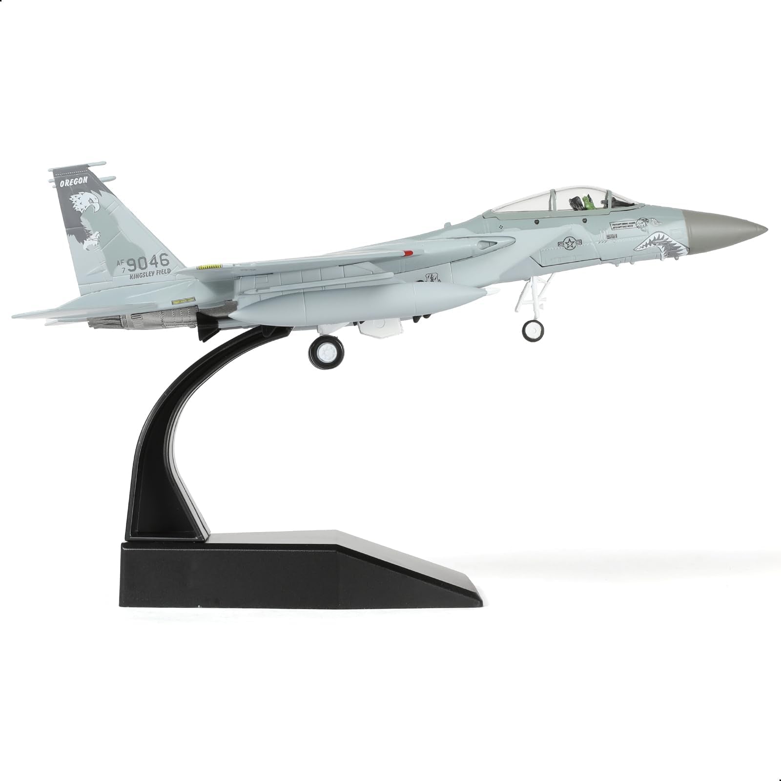 1/100 F-15C Eagle 79-0046 Diecast Fighter Jet Model – Military Aircraft
