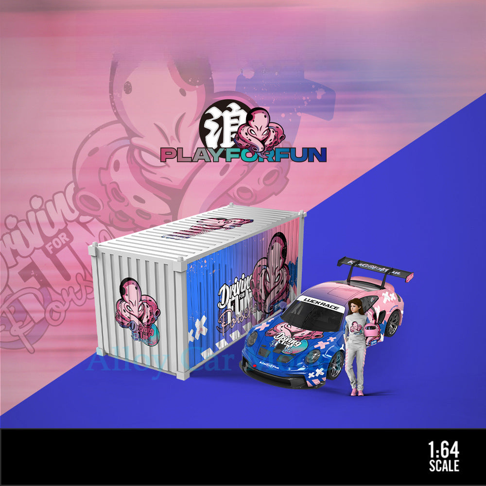 MD & LUCK RACE Original 1:64 Porsche 911 GT3 Diecast Model MODCOLS