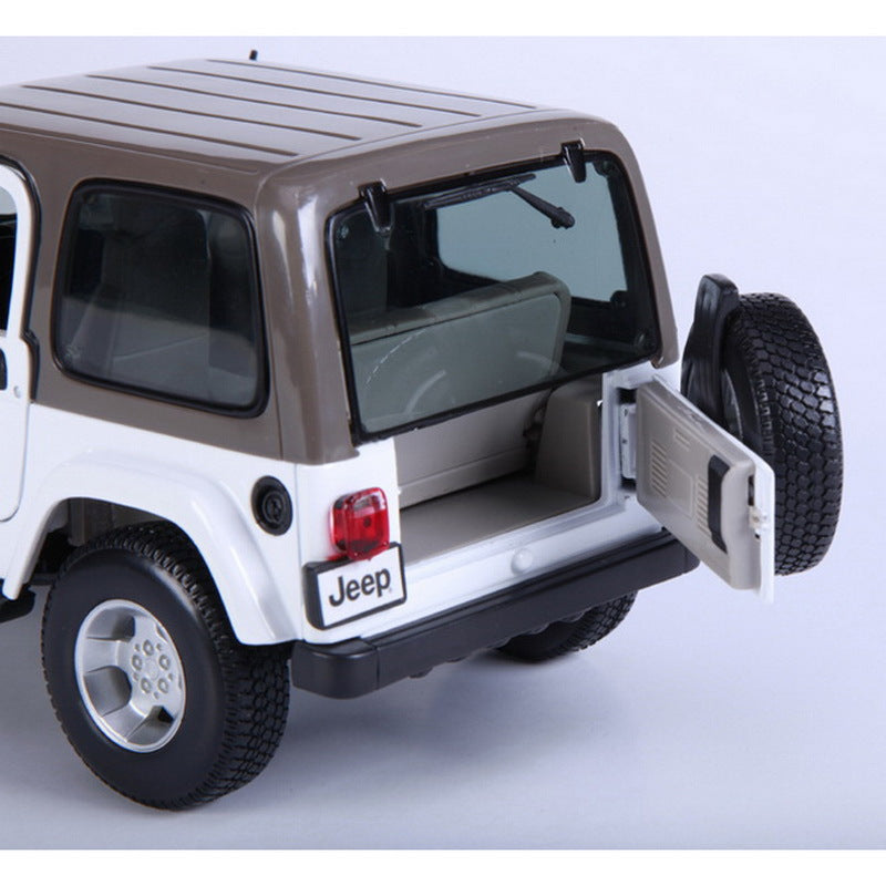 Maisto 1:18 Jeep Wrangler Sahara Diecast SUV Model MODCOLS