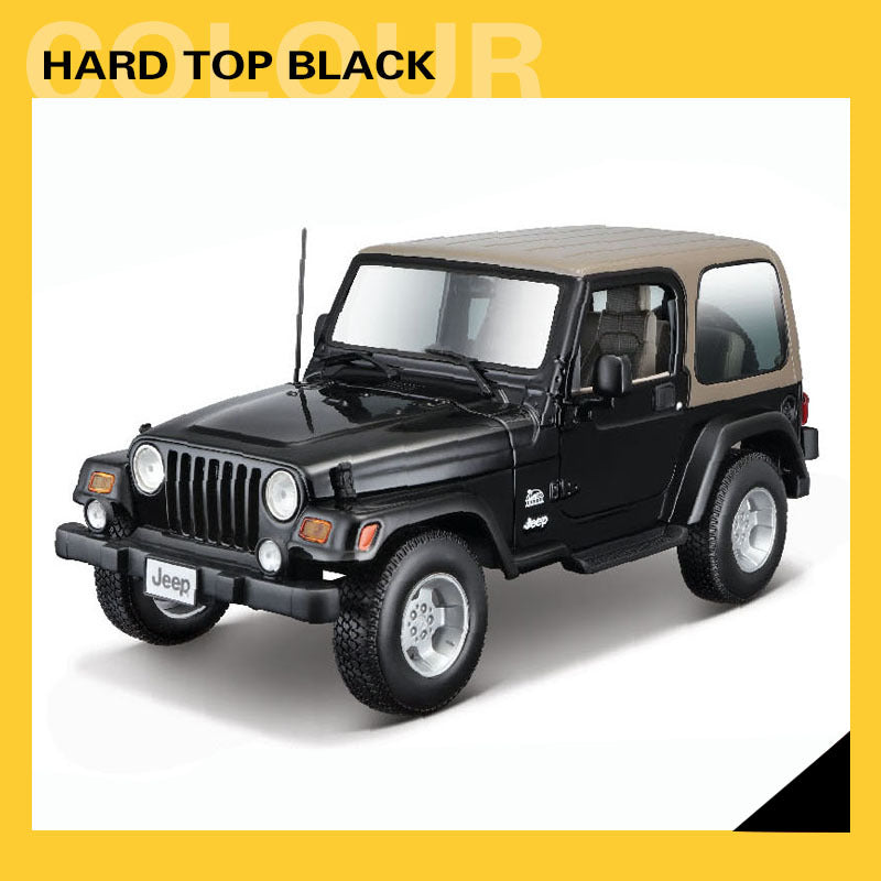 Maisto 1:18 Jeep Wrangler Sahara Diecast SUV Model MODCOLS