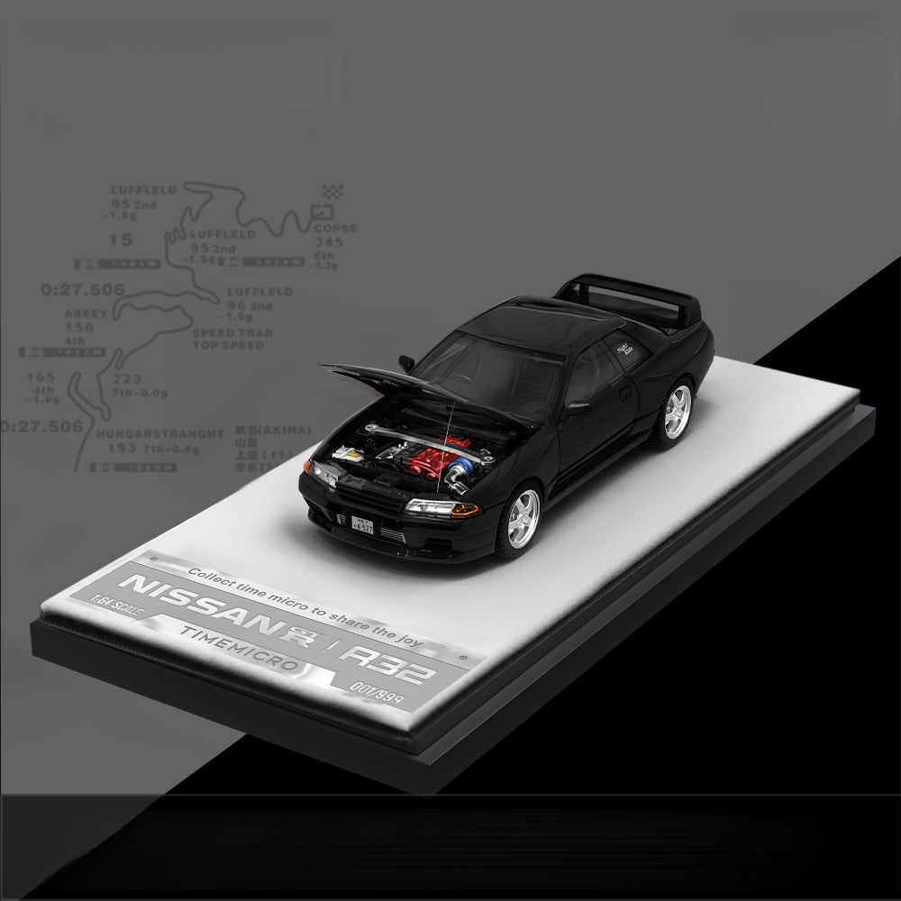 TimeMicro 1:64 Nissan GTR32 Initial D Manga Edition Diecast Model Car