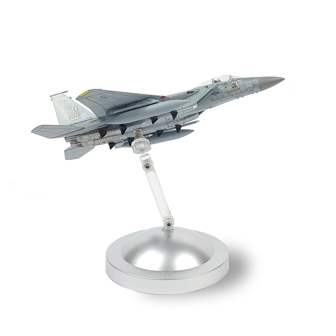1/100 F-15C Eagle Gulf Spirit Diecast Fighter Jet Model – Military Aircraft