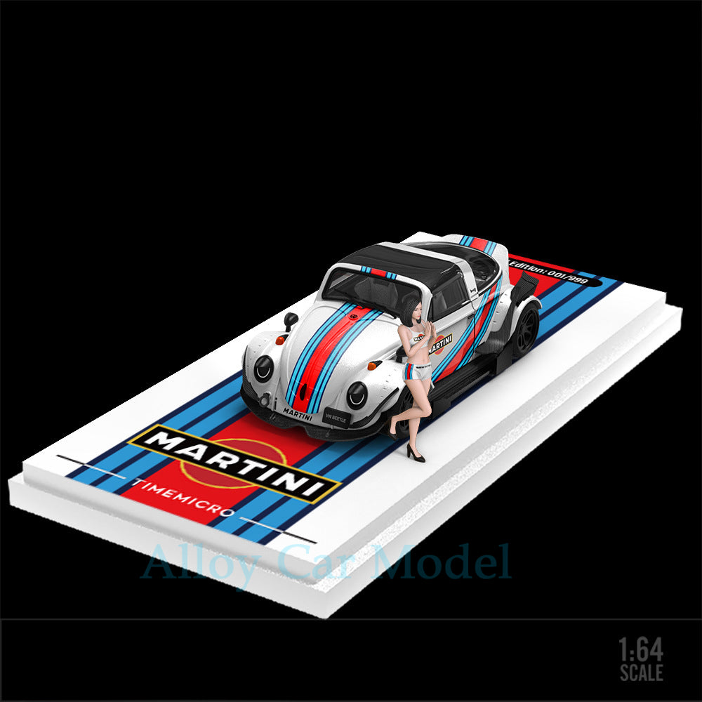 TimeMicro 1:64 Martini Livery Trailer Diecast Model Set MODCOLS