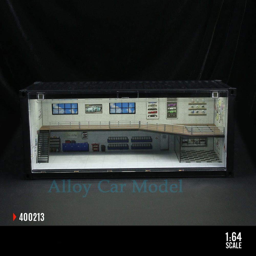 MoreArt Container Repair Shop Light Up Scene Model MODCOLS