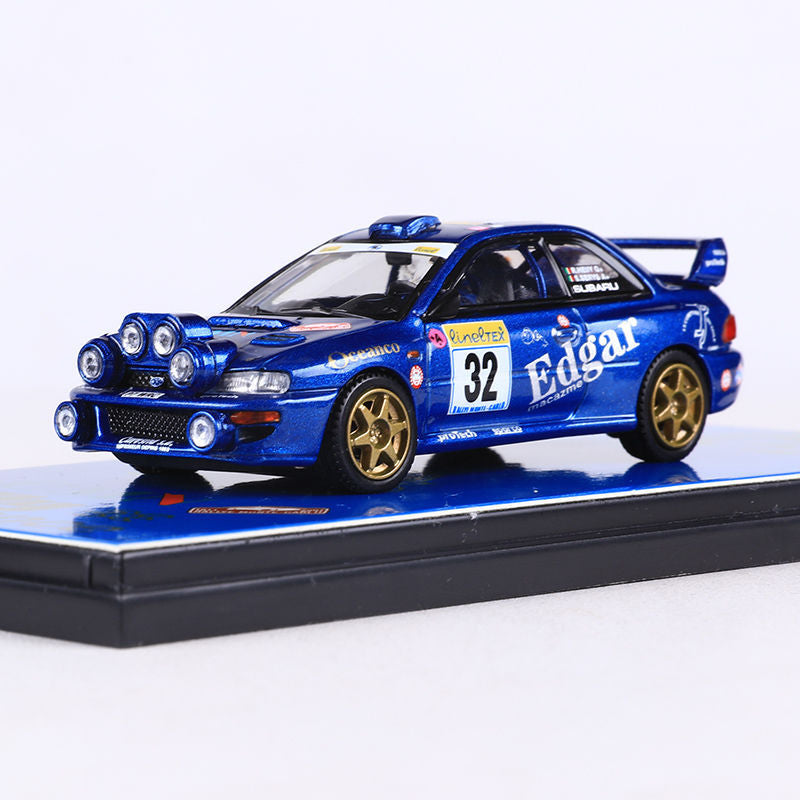 Fineworks 1:64 Subaru WRC Rally Car Diecast Model MODCOLS