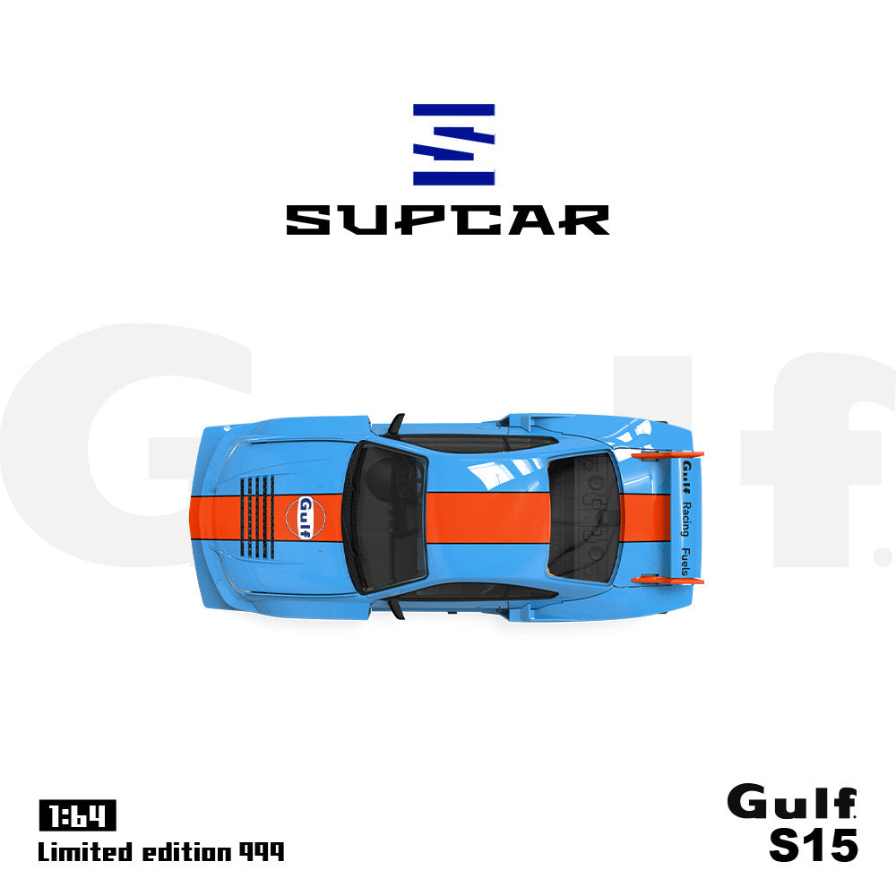 SUPCAR 1:64 Nissan S15 Shell & Gulf Oil Die cast Model MODCOLS