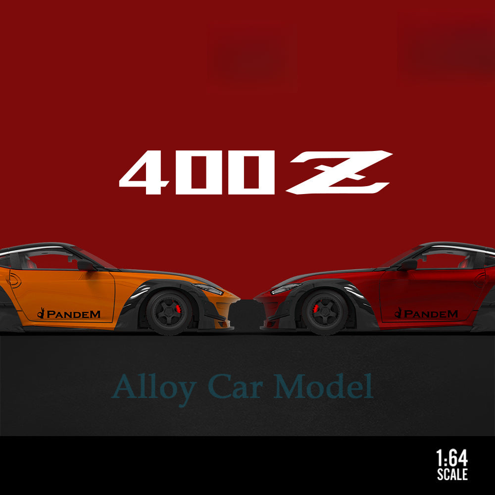 TimeMicro 1:64 Nissan 400Z Red/Black & Orange/Black Diecast Model MODCOLS