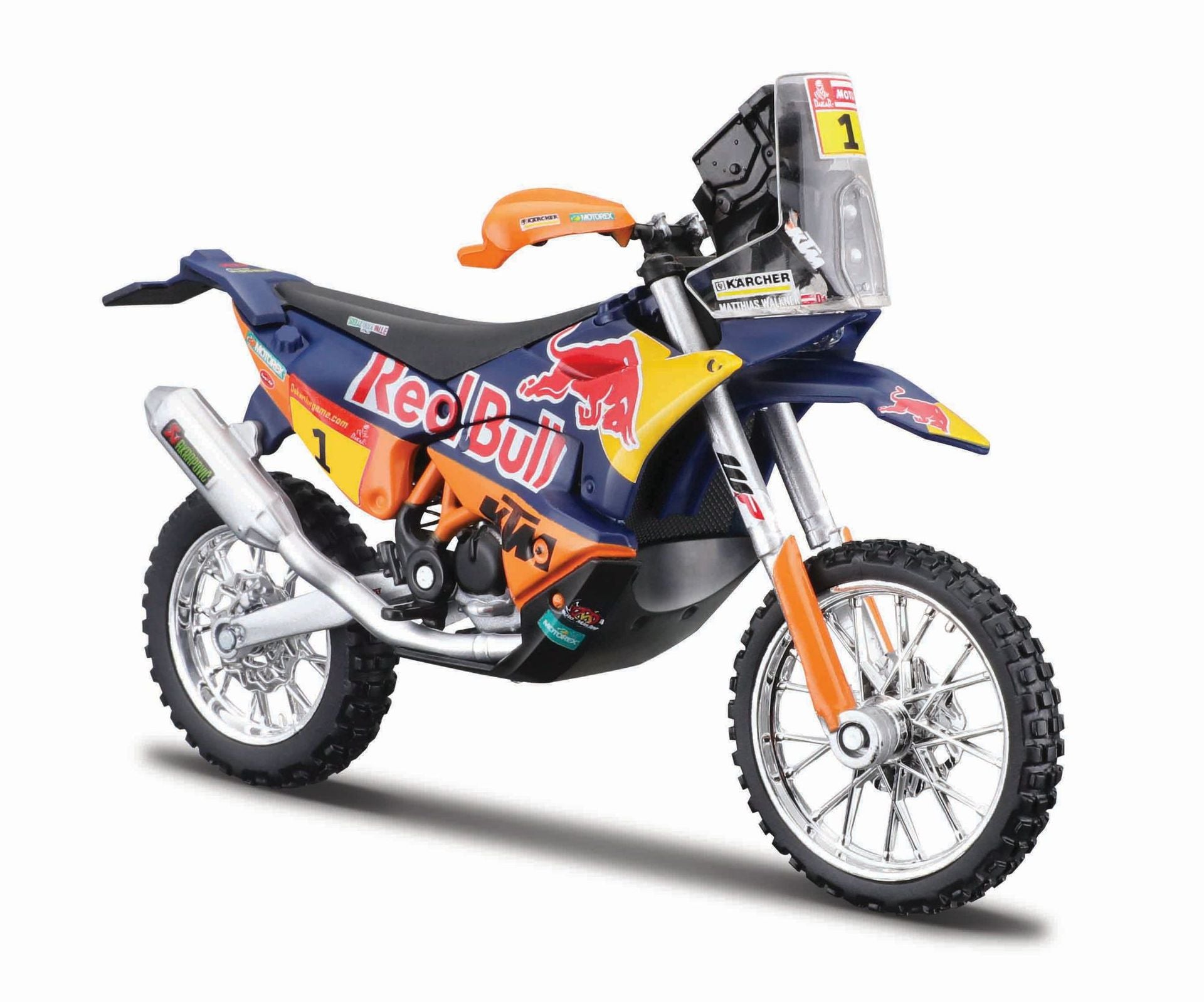 Bburago 1:18 Red Bull Dakar Rally Diecast Model MODCOLS