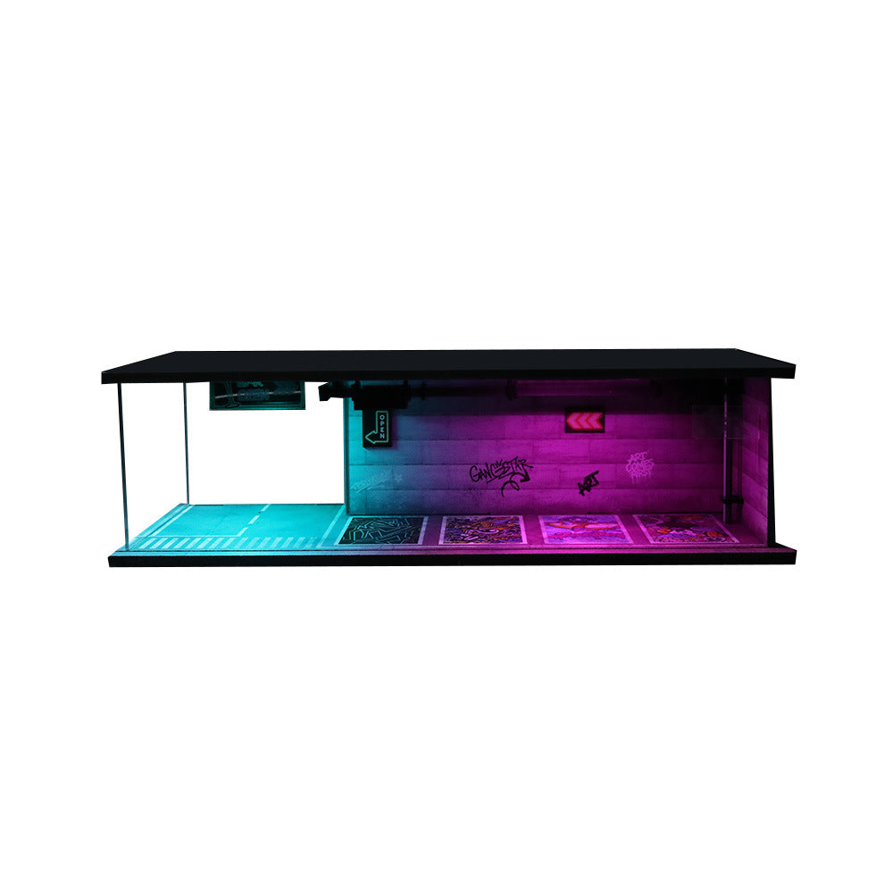 MoreArt 1:64 Cyberpunk Series Light-Up Diorama