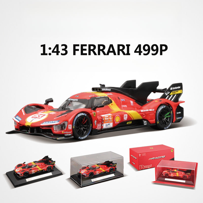 Bburago 1:43 Rally Car Diecast Model Alloy Collectible Car for Boys & Car Lovers MODCOLS