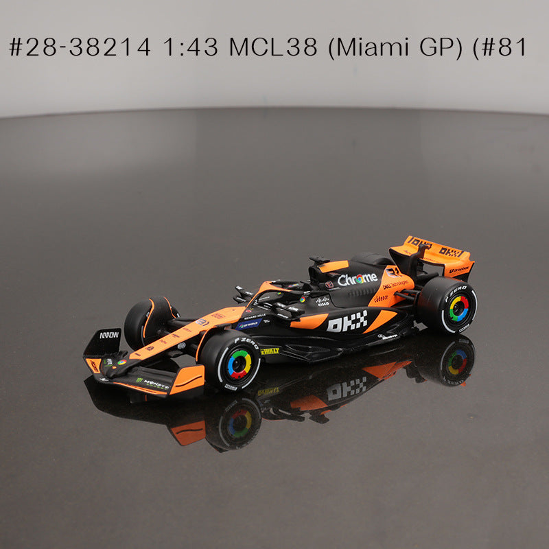 Bburago 1:43 McLaren MCL60 2023 F1 Die cast Model Car Formula 1 Collectible MODCOLS