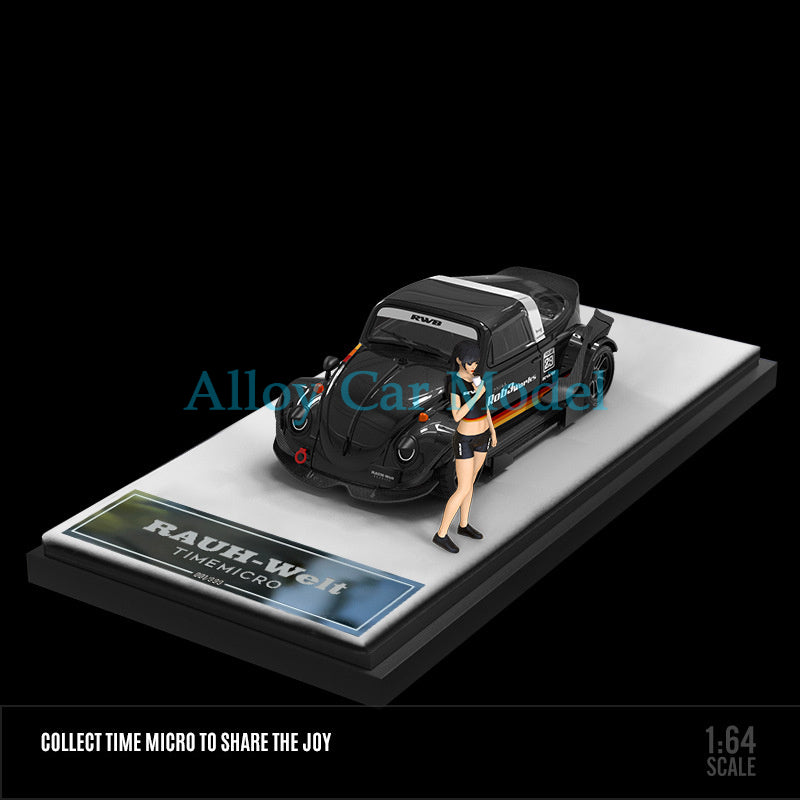 TimeMicro 1:64 RWB Beetle Diecast Model – Solid Color MODCOLS