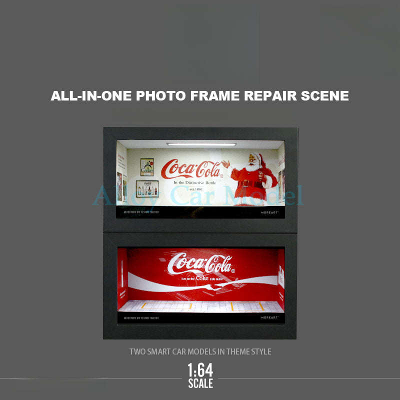 MoreArt 1:64 One Piece Photo Frame Repair Shop Lighted Scene Model MODCOLS