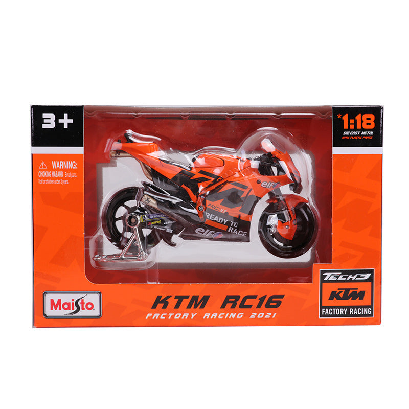 Maisto 1:18 2021 Tech3 KTM Factory Racing Motorcycle Diecast Model MODCOLS