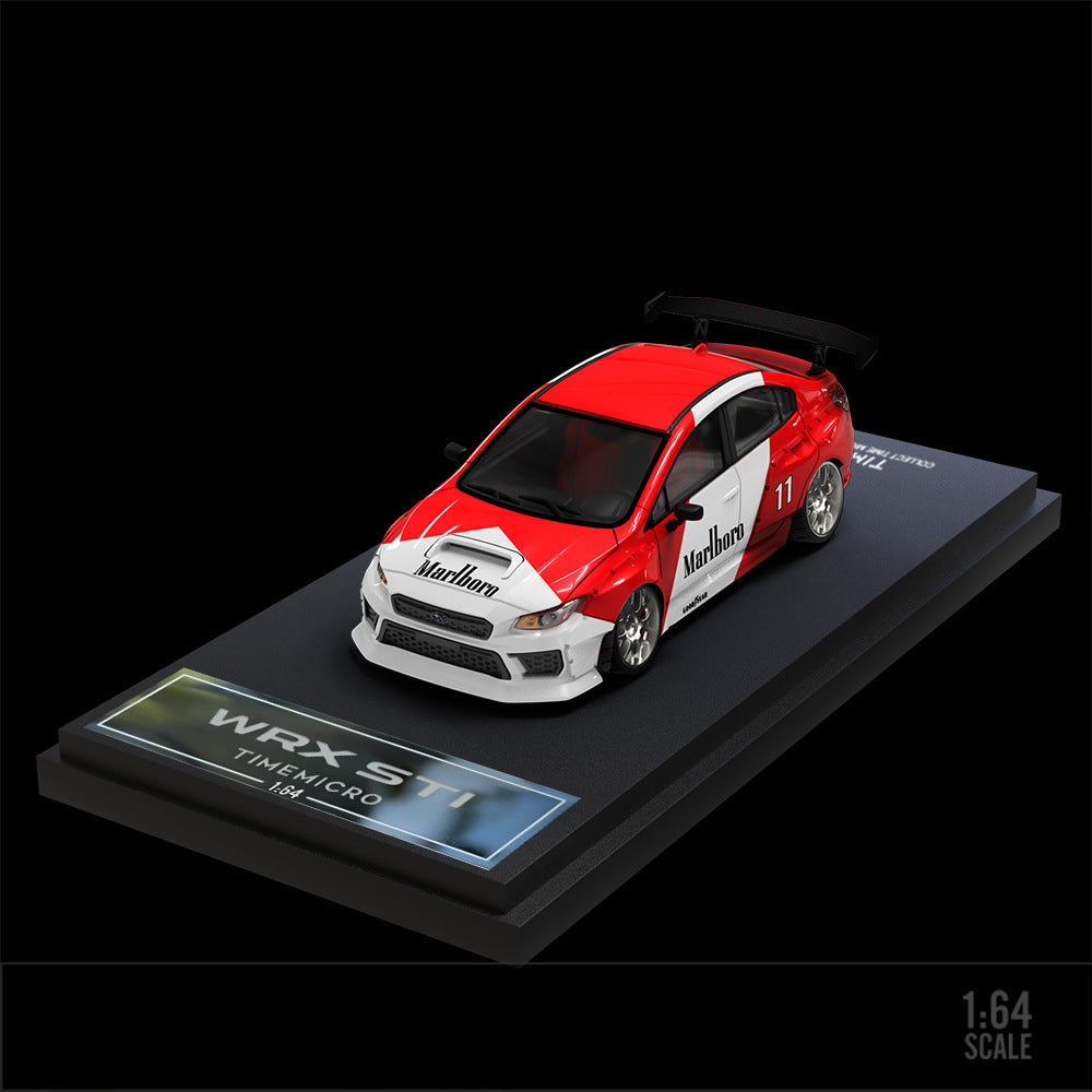 TimeMicro 1:64 Subaru WRX STI Marlboro JPS Livery Die MODCOLS