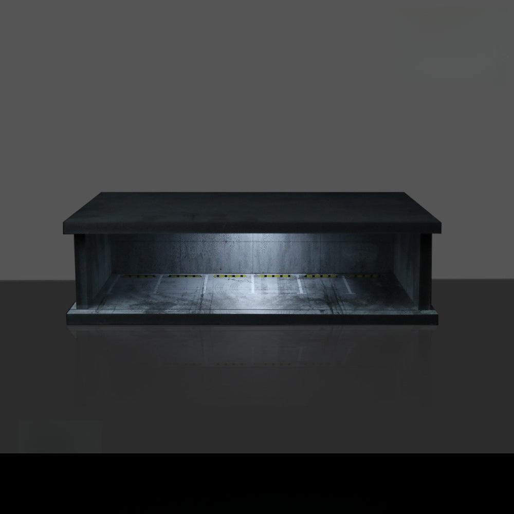 MoreArt 1:64 Underground Parking Garage Light-Up Diorama