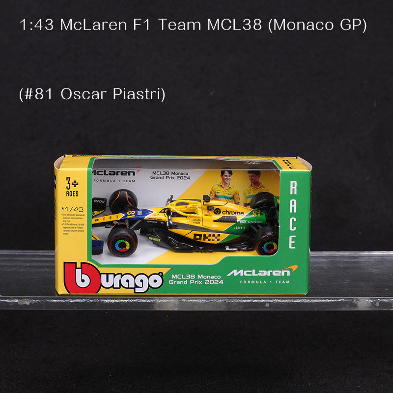 Bburago 1:43 McLaren MCL60 2023 F1 Die cast Model Car Formula 1 Collectible MODCOLS
