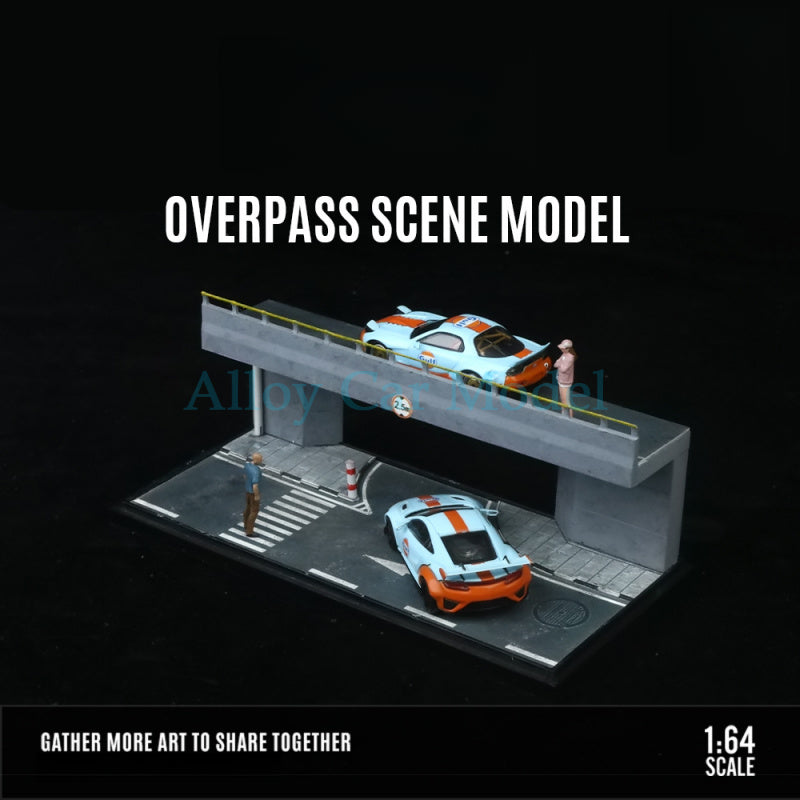 MoreArt 1:64 Overpass Scene Model for Diecast Cars MODCOLS