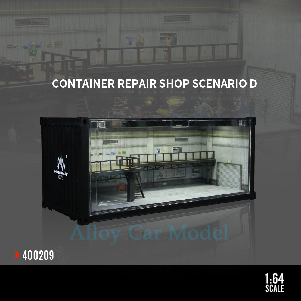 MoreArt 1:64 Container Repair Shop Scenario D MODCOLS