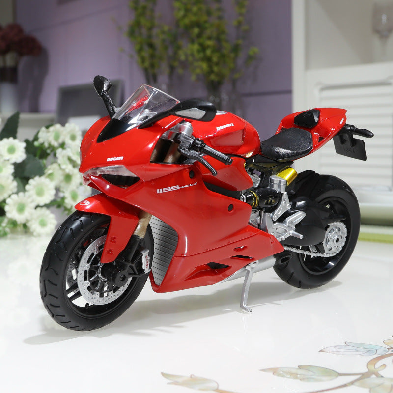 Maisto 1:12 BMW Ducati Yamaha Kawasaki H2R Die cast Motorcycle Model MODCOLS