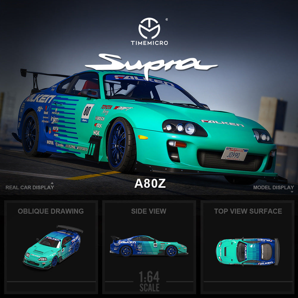 TimeMicro 1:64 Supra A80Z Falken Livery Diecast Model MODCOLS