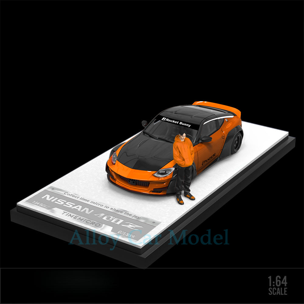 TimeMicro 1:64 Nissan 400Z Red/Black & Orange/Black Diecast Model MODCOLS
