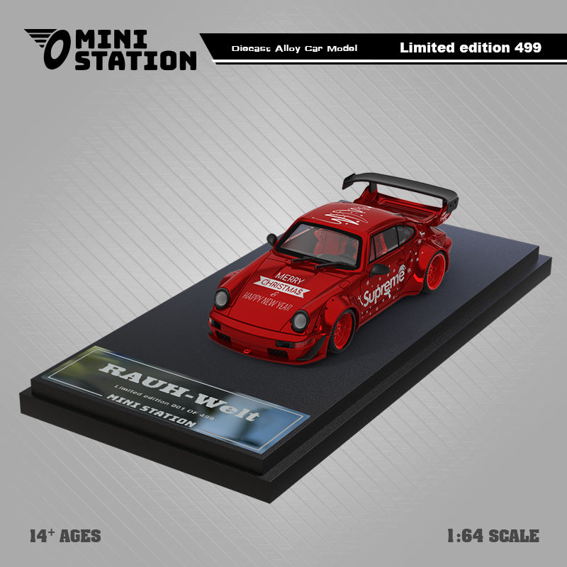 MS 1:64 T1/964/992 Metallic Red SUP 2024 Christmas Diecast Model MODCOLS