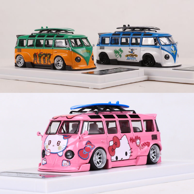 LMLF 1:64 VW T1 RWB Widebody Bus Diecast Model – Custom Collectible MODCOLS