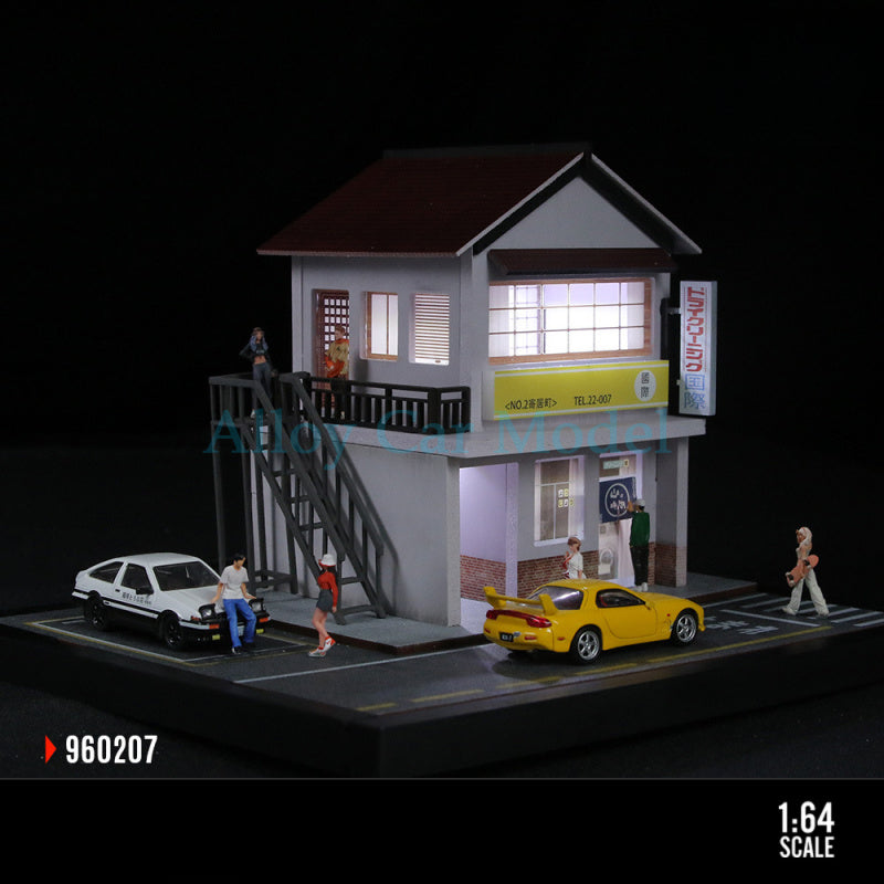MoreArt 1:64 Street Scene Light Up Diorama Series 07 MODCOLS
