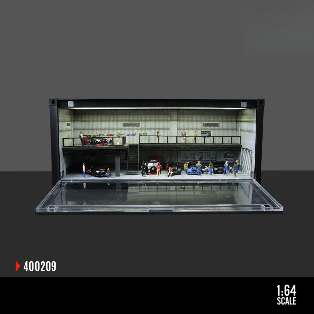 MoreArt 1:64 Container Repair Shop Scenario D MODCOLS