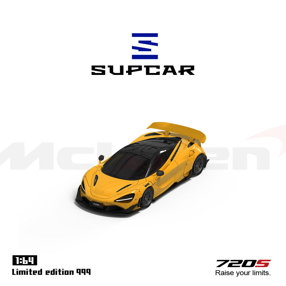 SUPCAR 1:64 McLaren 720S Diecast Model (Yellow Red & Purple) MODCOLS