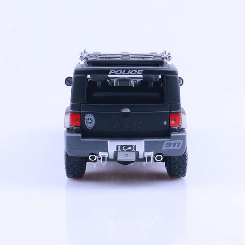 Maisto 1:18 Jeep Wrangler Special Police Edition Diecast Off Road SUV Model MODCOLS