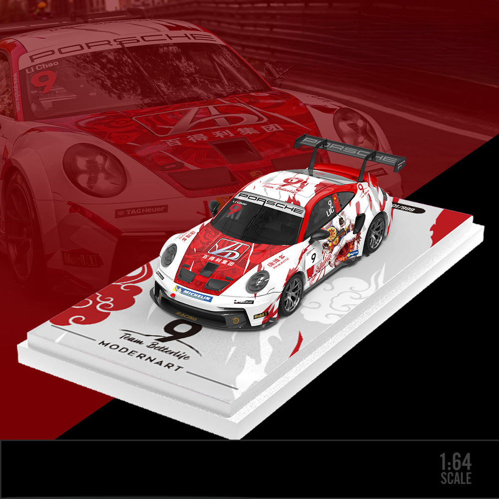 ModernArt 1:64 Porsche 911 GT3 CUP Diecast Collectible Model MODCOLS