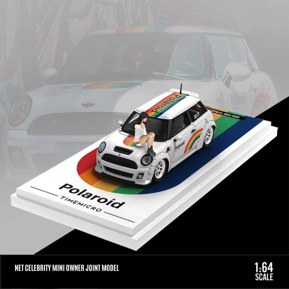 TIMEMICRO 1:64 BMW MINI COOPER Influencer Edition Diecast Model MODCOLS