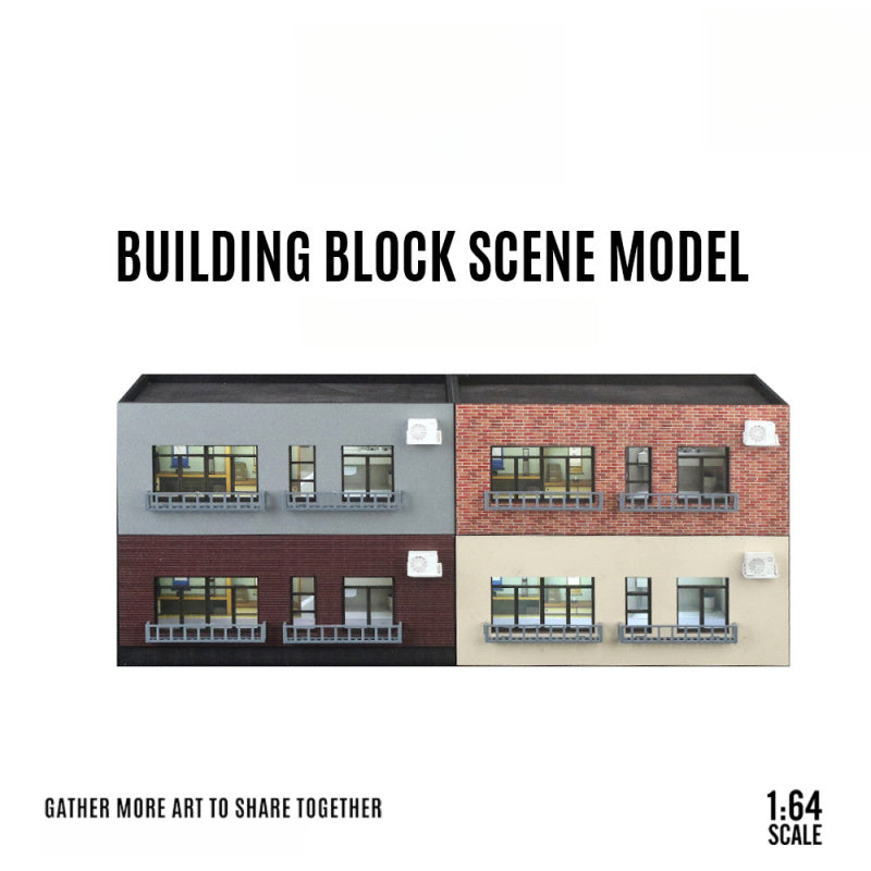MoreArt 1:64 Building Block Scene Model Diecast Display Diorama MODCOLS