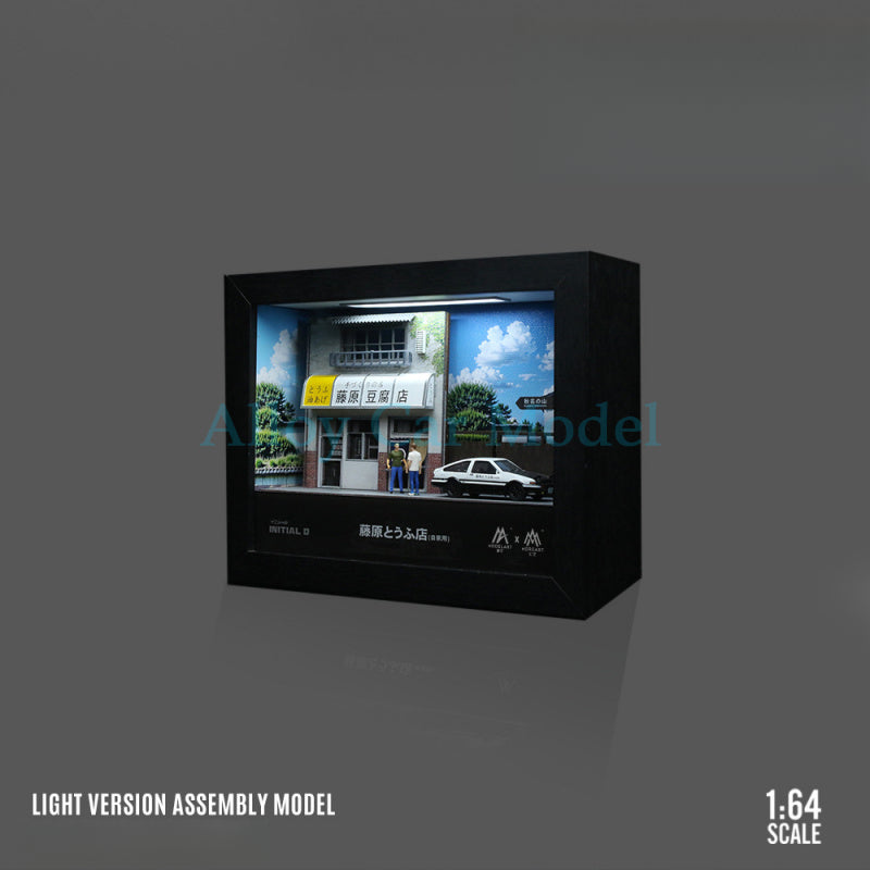 MoreArt 1:64 Initial D Movie Edition Lighted Frame Diorama MODCOLS