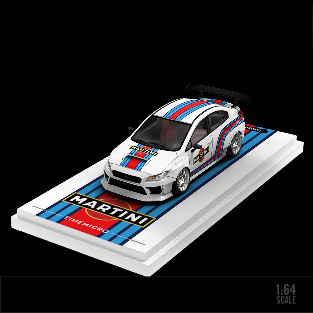1:64 Subaru WRX STI HKS & Martini Die cast Alloy Car Model MODCOLS