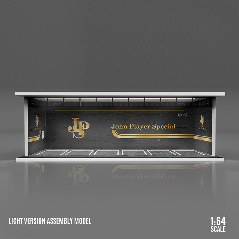 MoreArt 1:64 Light Up Themed Parking Lot Diorama Scene MODCOLS