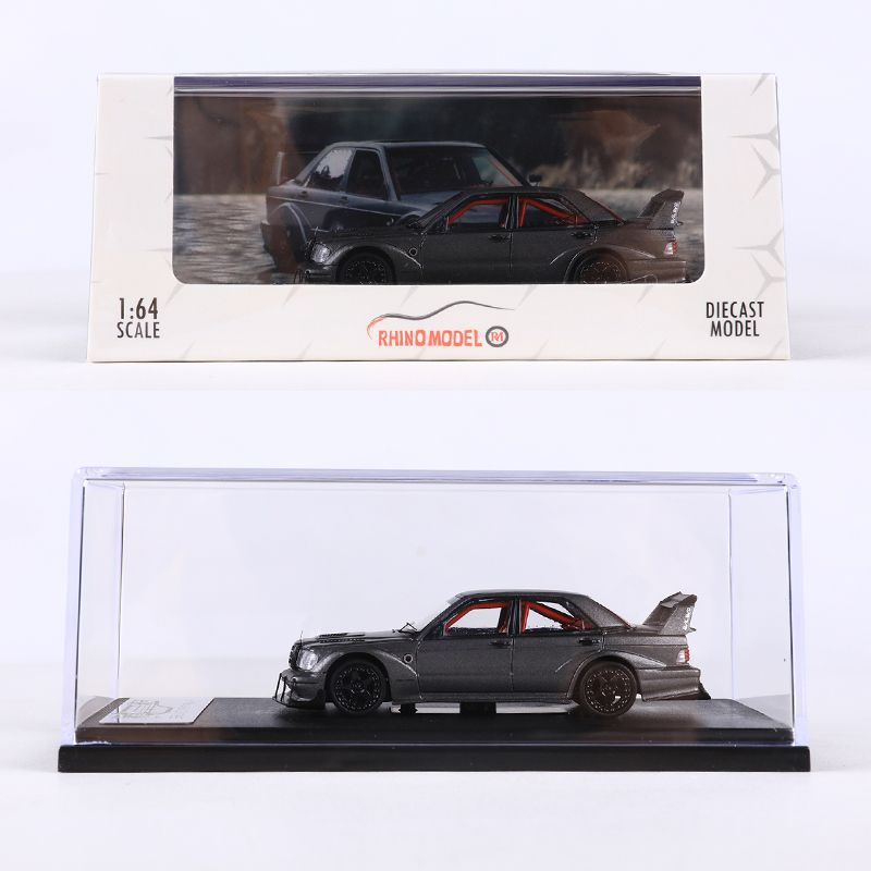 RM Rhino 1:64 Mercedes Benz 190E EVO II Widebody Custom Diecast Model MODCOLS